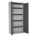 Vestiaire métallique monté 1800x800x400 - 4 niveaux Gris/Anthracite - SIMON RACK - 8425437107283