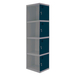 Vestiaire métallique 1800x400x500 - Gris/Anthracite - SIMON RACK - 8425437107498