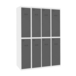 Vestiaire métallique monté 1800x1200x500 - Bleu/Anthracite - SIMON RACK - 8425437107733