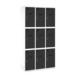Vestiaire métallique monté 1800x1200x500 - Anthracite - SIMON RACK - 8425437107832
