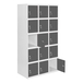 Vestiaire métallique monté 1800x1200x500 - Anthracite - SIMON RACK - 8425437107979