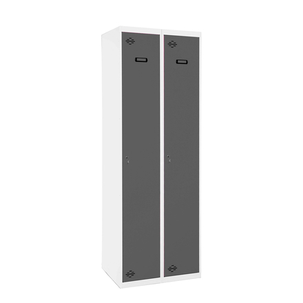 Vestiaire métallique monté 1800x1000x500 - 1 niveau Anthracite - SIMON RACK - 8425437108020