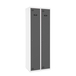 Vestiaire métallique monté 1800x1000x500 - 1 niveau Anthracite - SIMON RACK - 8425437108020