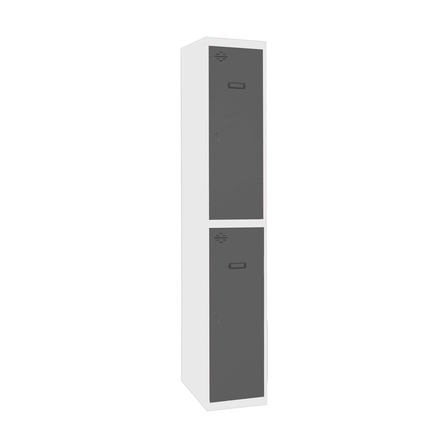 Vestiaire métallique 1800x400x500 - Bleu/Anthracite - SIMON RACK - 8425437108174