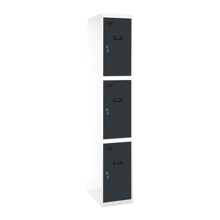 Vestiaire métallique 1800x400x500 - Bleu/Anthracite - SIMON RACK - 8425437108211