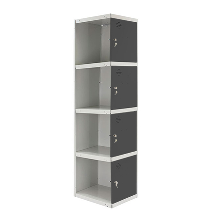 Vestiaire métallique 1800x300x500 - Bleu/Anthracite - SIMON RACK - 8425437108242