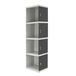 Vestiaire métallique 1800x300x500 - Bleu/Anthracite - SIMON RACK - 8425437108242