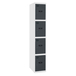 Vestiaire métallique 1800x400x500 - Bleu/Anthracite - SIMON RACK - 8425437108259
