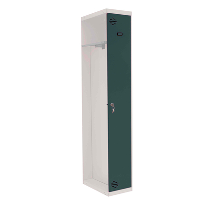 Vestiaire métallique 1800x500x500 - 1 niveau Bleu/Anthracite - SIMON RACK - 8425437108341