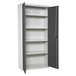 Vestiaire métallique 1800x600x400 - 4 niveaux Bleu/Anthracite - SIMON RACK - 8425437108358