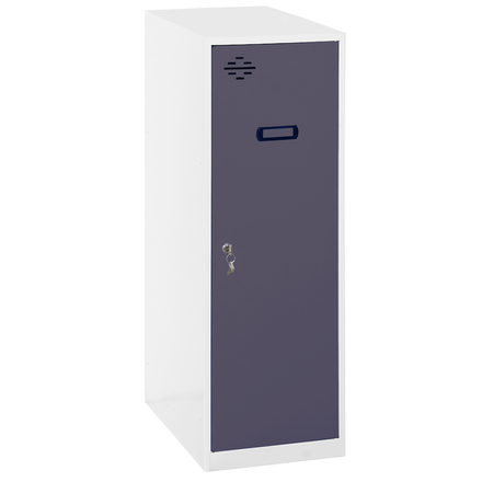 Vestiaire métallique monté 915x300x500 - Bleu/Anthracite - SIMON RACK - 8425437108495