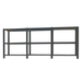Rayonnage de bureau charge légère sans vis 1000x2700x300 - 3 niveaux Anthracite - SIMON RACK - 8425437108648