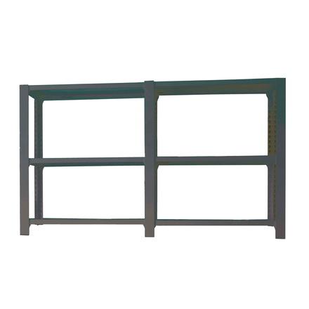 Rayonnage de bureau charge légère sans vis 1000x1800x400 - 3 niveaux Anthracite - SIMON RACK - 8425437108679