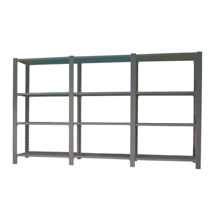 Rayonnage de bureau charge légère sans vis 1500x2700x300 - 4 niveaux Anthracite - SIMON RACK - 8425437108761