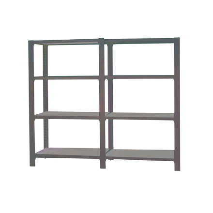 Rayonnage de bureau charge légère sans vis 1500x1800x400 - 4 niveaux Anthracite - SIMON RACK - 8425437108792