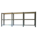 Rayonnage de bureau charge légère sans vis 1000x2700x400 - 3 niveaux Anthracite/Blanc - SIMON RACK - 8425437109065