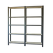 Rayonnage de bureau charge légère sans vis 2100x1800x300 - 5 niveaux Anthracite/Blanc - SIMON RACK - 8425437109218