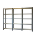 Rayonnage de bureau charge légère sans vis 2100x2700x400 - 5 niveaux Anthracite/Blanc - SIMON RACK - 8425437109300