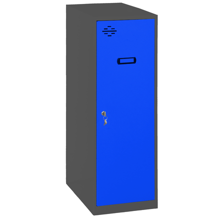 Vestiaire métallique 915x300x500 - Anthracite/Bleu - SIMON RACK - 8425437116568