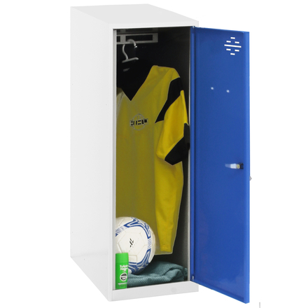 Vestiaire métallique monté 915x300x500 - Bleu - SIMON RACK - 8425437117015