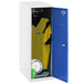 Vestiaire métallique monté 915x300x500 - Bleu - SIMON RACK - 8425437117015