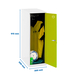 Vestiaire métallique monté 915x300x500 - Bleu/Vert - SIMON RACK - 8425437117053
