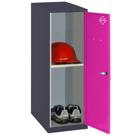 Vestiaire métallique monté 915x300x500 - Anthracite - SIMON RACK - 8425437117206