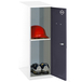 Vestiaire métallique monté 915x300x500 - Bleu/Anthracite - SIMON RACK - 8425437117244