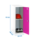 Vestiaire métallique monté 915x300x500 - Bleu - SIMON RACK - 8425437117275