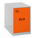 Vestiaire métallique monté 475x400x500 - Gris/Orange - SIMON RACK - 8425437117343