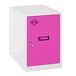 Vestiaire métallique 475x400x500 - Blanc/Rose - SIMON RACK - 8425437117640