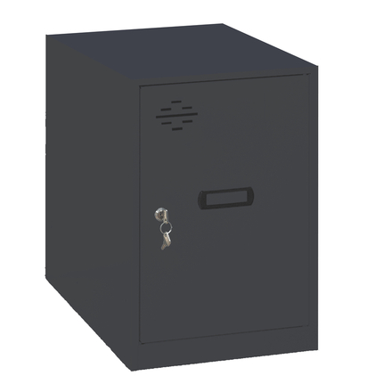 Vestiaire métallique 475x400x500 - Anthracite - SIMON RACK - 8425437117664