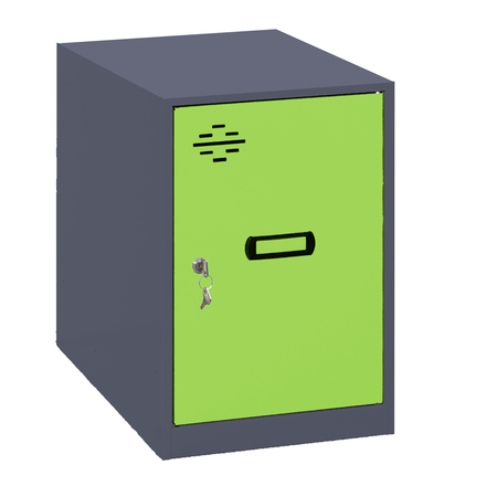 Vestiaire métallique 475x400x500 - Anthracite/Vert - SIMON RACK - 8425437117718