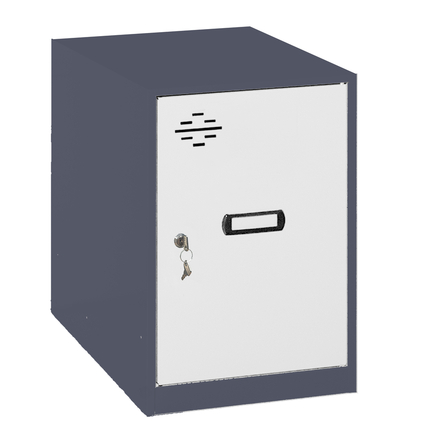 Vestiaire métallique 475x400x500 - Anthracite/Blanc - SIMON RACK - 8425437117725