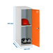Vestiaire métallique 915x400x500 - Gris/Orange - SIMON RACK - 8425437119255