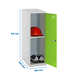 Vestiaire métallique 915x400x500 - Gris/Vert - SIMON RACK - 8425437119279