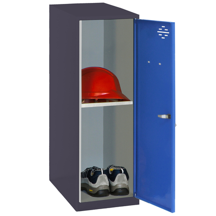 Vestiaire métallique 915x400x500 - Anthracite/Bleu - SIMON RACK - 8425437119286