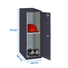 Vestiaire métallique 915x400x500 - Anthracite - SIMON RACK - 8425437119309