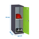 Vestiaire métallique 915x400x500 - Anthracite/Vert - SIMON RACK - 8425437119330