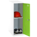 Vestiaire métallique 915x400x500 - Bleu/Vert - SIMON RACK - 8425437119408
