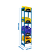 Rayonnage léger tri de bouteille sans vis 2000x400x300 - 4 niveaux Bleu - SIMON RACK - 8425437119491