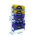 Rayonnage léger tri de bouteille sans vis 2000x1000x300 - 4 niveaux Bleu - SIMON RACK - 8425437119514