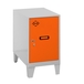 Vestiaire métallique monté 575x300x500 - Gris/Orange - SIMON RACK - 8425437119620