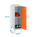 Vestiaire métallique monté 1015x300x500 - Gris/Orange - SIMON RACK - 8425437120503