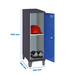 Vestiaire métallique monté 1015x300x500 - Anthracite/Bleu - SIMON RACK - 8425437120534