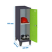 Vestiaire métallique monté 1015x300x500 - Anthracite/Vert - SIMON RACK - 8425437120589
