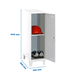 Vestiaire métallique monté 1015x300x500 - Bleu/Gris - SIMON RACK - 8425437120664