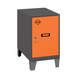 Vestiaire métallique monté 575x400x500 - Orange - SIMON RACK - 8425437121005
