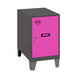 Vestiaire métallique monté 575x400x500 - Anthracite/Rose - SIMON RACK - 8425437121012