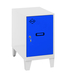 Vestiaire métallique monté 575x400x500 - Blanc/Bleu - SIMON RACK - 8425437121067